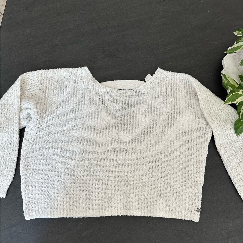 Roxy Cozy White Sweater